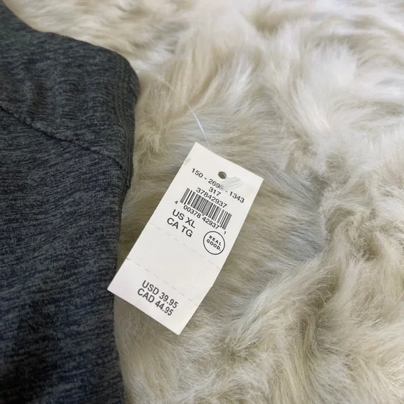 NWT Aerie Gray Crop Tank Top with Cut Out Design - Picture 4 of 4